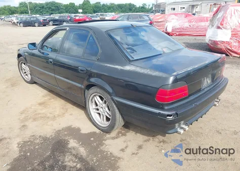 2001 BMW 740Ia z USA, uszkodzony, nr VIN WBAGG83411DN85413